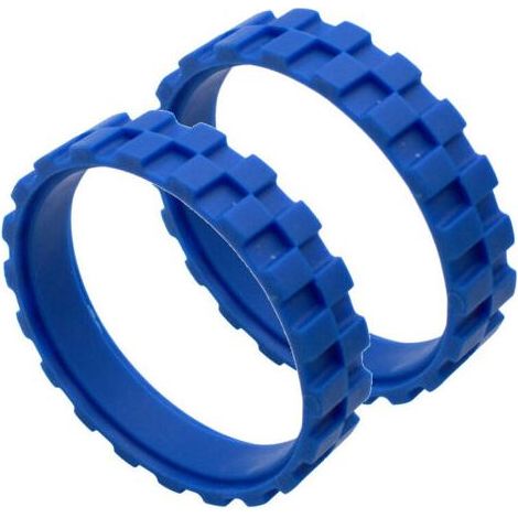 Rutschfeste Gummiräder für Staubsauger – Kompatibel mit dem Mittelrad – Strapazierfähiges Material für effiziente Reinigung – Farbe: Blau (1/5)