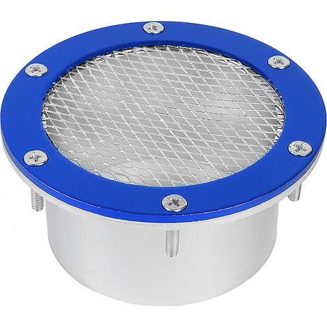 Universeller Lufteinlassfilter aus Aluminiumlegierung mit Luftkanal aus Drahtgeflecht – Blau (1/4)