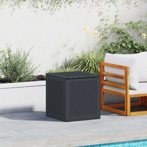 Boîte de rangement de jardin-Coffre de rangement-Stockage Rangement Anthracite 55 x 53 x 57 cm 285543 (1/5)