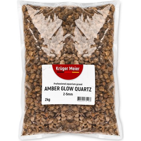 Ghiaia per acquario, quarzo, substrato decorativo naturale, 2-5 mm, 2 kg (1/5)