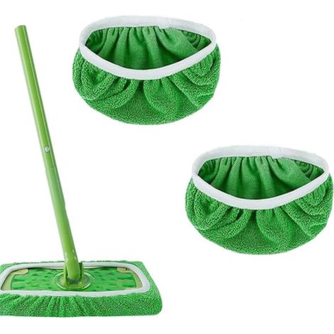 HONORNIC - Lingettes de rechange réutilisables pour balai Swiffer (lot de 2)