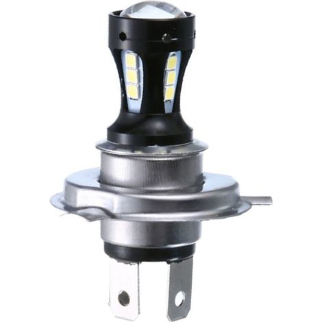 Moto H4 3030 LED Hi-Lo Beam Phare Phare Ampoule 6500K 12-24v, modele: 27 (1/5)
