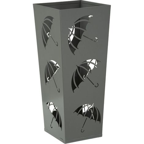 Porte-Parapluie en Métal "Umbrellas" 48cm Gris (1/5)