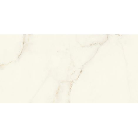 Carrelage effet Marbre Blanc Calacatta Divino 120x60x0,9 cm Brillant Montira - Sol et mur intérieur (vendu par carton de 1,44 m²) - RO'MA CARRELAGE