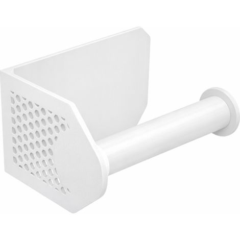 Toilettenpapierhalter, weiß, modern, für Badezimmer, Toilette