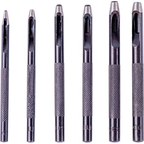 Emporte pièce jeu de 6 de 3 à 8 mm (1/2)