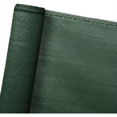Telo ombreggiante 80% VERDE, rete schermante 70 g/m2 per recinzioni ringhiere cancellate - h 1,5x50 m (1/5)