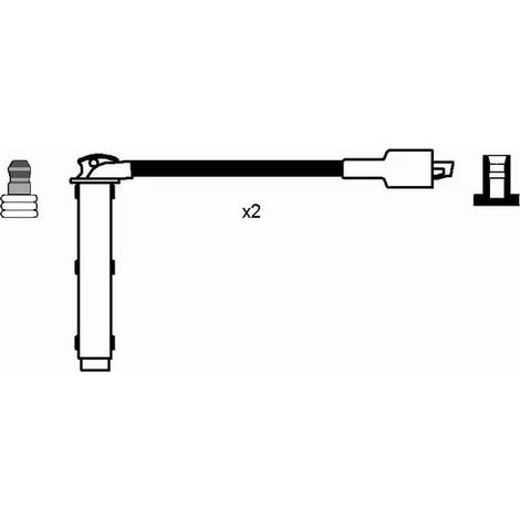 Kit de câbles d'allumage NGK 7705 LAND ROVER GHT 291