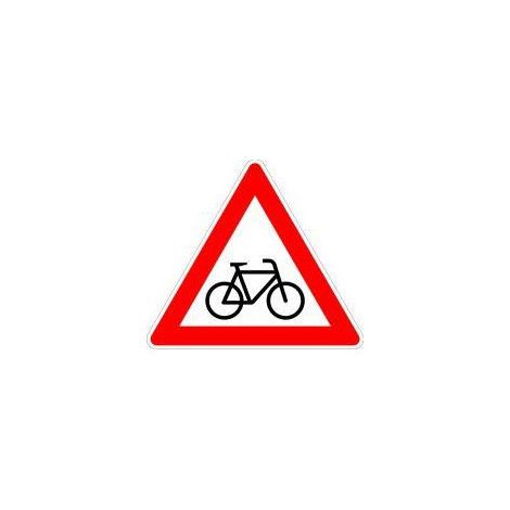 VKZ.138-10 Triangolo 900mm Crossing Cycling (a destra) Etichetta Ral Film RA2
