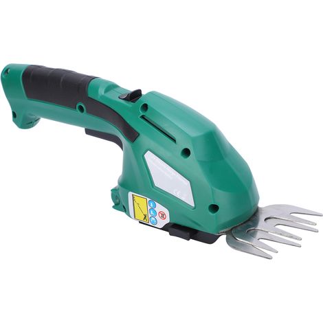 Taille-haies électrique 2 en 1 sans fil 7,2 V Li-Ion, accessoire de jardinage, compatible UE AC100-240 V