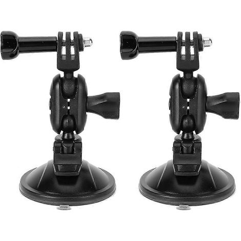 Support GPS 65mm Ventouse Rotative 360° pour Caméra de Bord, Lot de 2 Fixations à Ventouse pour Enregistreur de Conduite (1/5)