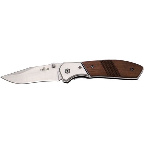 Coltello tascabile third 15492r manico legno lama 10 cm