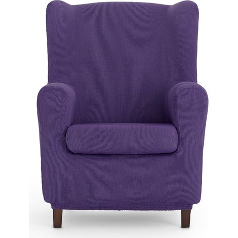 Housse de Fauteuil Oreiller élastique Couleur 02, 2 Violet (1/5)