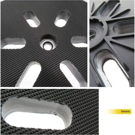 Disque Abrasif - 150 mm - 6 Trous - Compatible Ponceuse GEX 150 - Pour Ponçage Bois Peinture Plâtre - Lot de 1 (1/5)