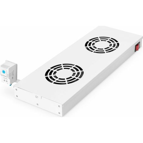 Equip Lüftermodul 19` für Serverschränke, 4xLüfter RAL7035