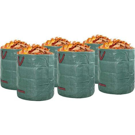 Gartenabfallsäcke, 12 Stück, Grün, 67 x 67 x 75,5 cm, CFW950882 (1/5)