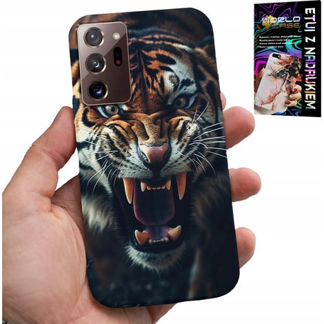 Custodia per Samsung Note 20 Ultra - retro con motivo animali safari tigre leone (1/5)