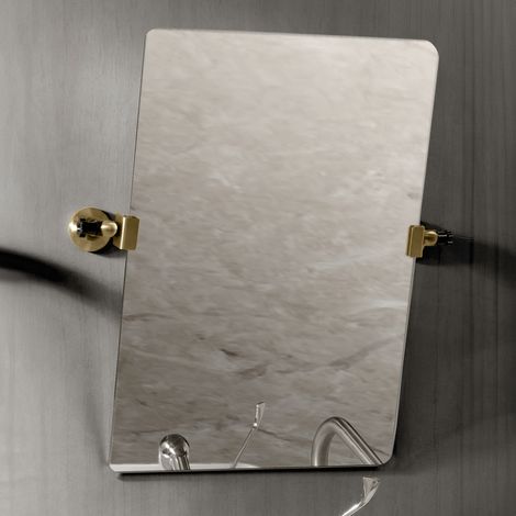 Presto Espejo reclinable inox oro cepillado (1/2)