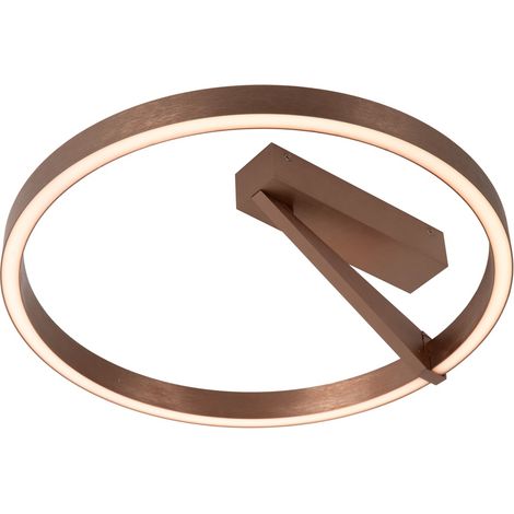 Lampe de plafond à design Applause Ø 40cm - café brun - avec télécommande - 23100/40/96 (1/3)