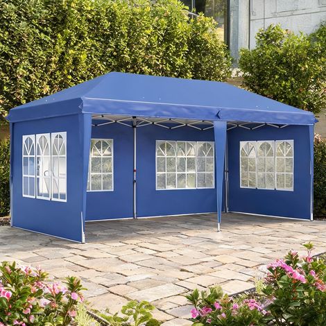 SunJet Store banne, auvent rétractable, Tonnelle pop-up pliante 3x6 m - Réf. SL2WIXUW57Y5 (1/5)