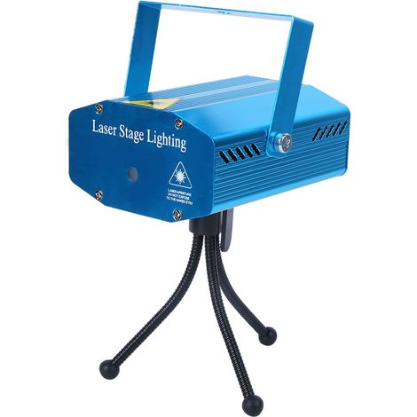 Mini projecteur LED portable pour scène, idéal pour bars, DJ, soirées, karaokés et discothèques. (1/5)