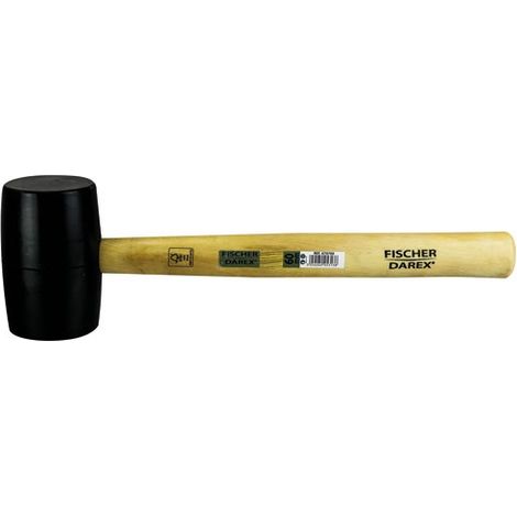 FISCHER DAREX - Maillet caoutchouc noir 60 mm