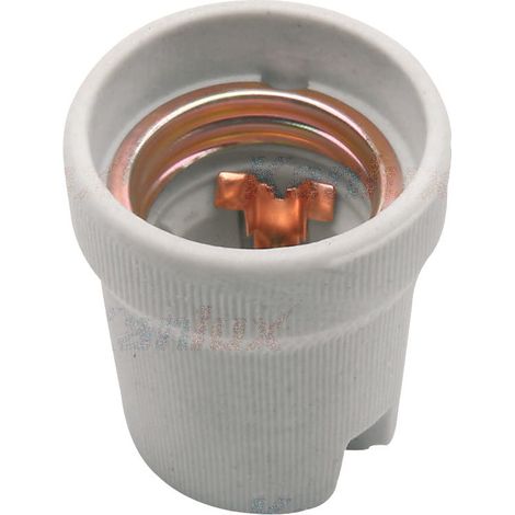 Kanlux – Douille céramique E27 – Résistante aux hautes températures – Compatible avec ampoules E27 – Installation facile (1/4)