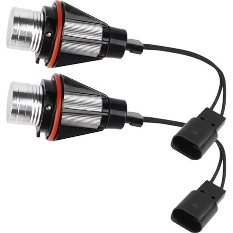 faros LED Angel Eyes de 5W y 6500K para coches E60, E61, E39 y E53. (1/4)