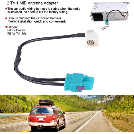 Adaptateur d'antenne MIB 2 à 1, Radio G FAKRA pour RCD330G RCD330 RCN210 RCD510 Fit Desay (1/5)