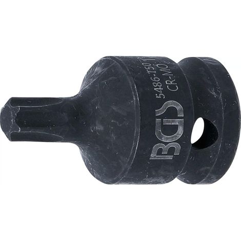 Douille embout impact a chocs torx male court t50 carre 1/2 (1/2)