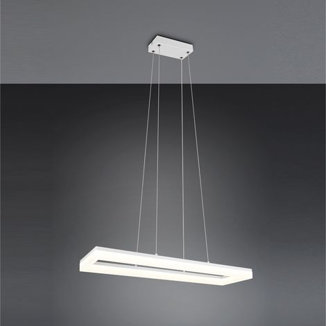 LAMPADARIO LED CAMINO 27W 70CM BIANCA RETTANGOLARE (1/4)