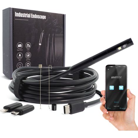 Inskam W300 WLAN-Endoskop-Inspektionskamera, 3 Meter, zwei Full-HD-Kameras (1/5)