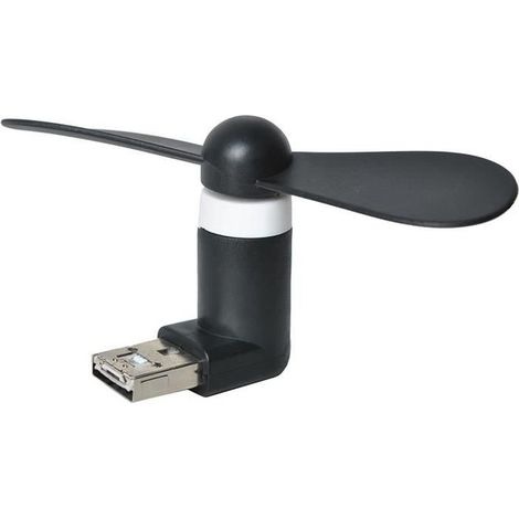 Ventilateur micro USB noir (1/4)