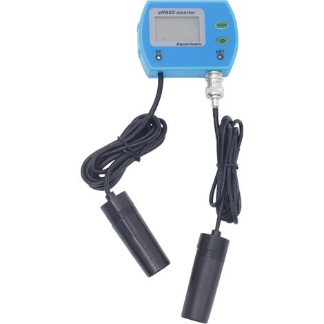 Professionelle pH/EC Wasser Detektor, Multi-Parameter Digital LCD Tri-Meter,Multi-Funktions Multiparameter Water Quality Tester,Es eignet sich für Trinkwasser, Meerwasser, Schwimmbäder, Aquarien