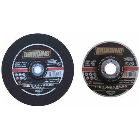 Grinding mola abrasiva minidisco disco per taglio ferro   mm 115x3,2x22 flex (1/2)
