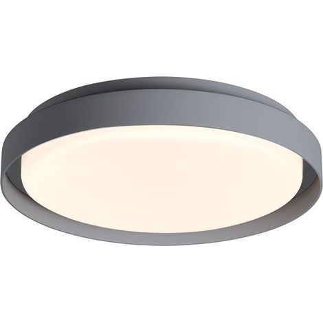 Plafonnier LED Extérieur D270 20W IP65 Graphite Zambelis - Blanc chaud - 3000K (1/2)