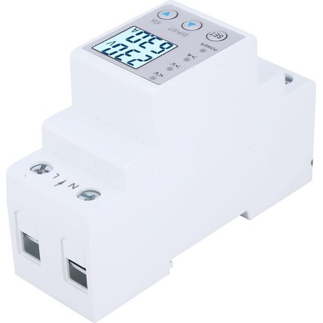 Voltage Protector Single Phase Auto Recovery Protective Device with Voltage Current Power Display (63A) (1/5)