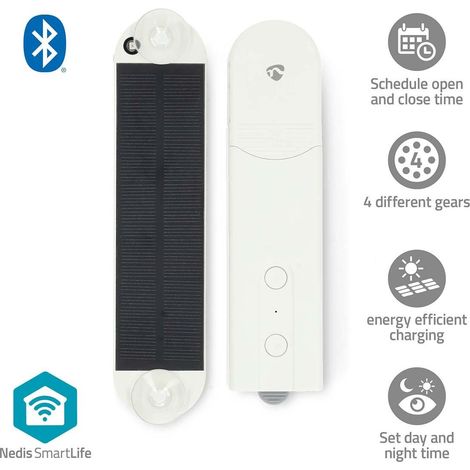 Nedis Robot Motorizado Conectado SmartLife blanco