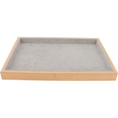 Jewelry Tray, Versatile Display Tray for Earrings, Necklaces, Bracelets, Wood, Classic, Elegant, Scratch Resistant (1/5)