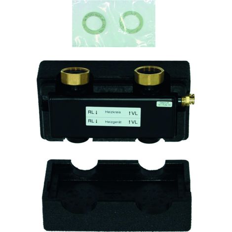 Vaillant Hydraulische Weiche quer WH 27 2 m3/h, Anschluss Rp 1, inkl. Wärmedäm., 306727 (1/2)