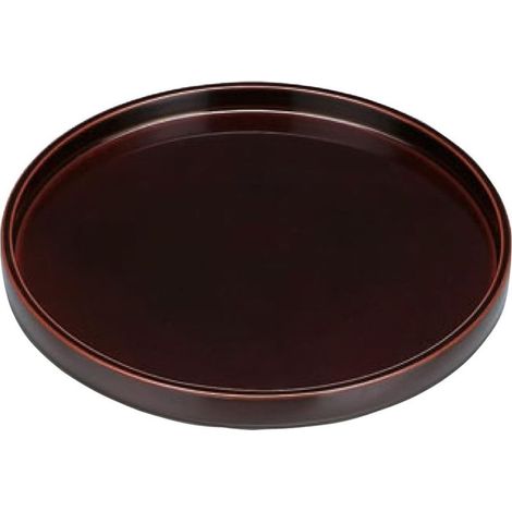 Plateau de pot de fleurs en céramique marron de diamètre extérieur 25 cm adapté au bac de drainage des fleurs d'intérieur et d'extérieur 1 (1/4)