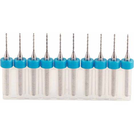 Set mit 10 Mini-Bohrern (0,8 mm) zum Bohren, Präzisionsbohrwerkzeuge für Holz, Uhren und Handy-Reparaturen (1/5)
