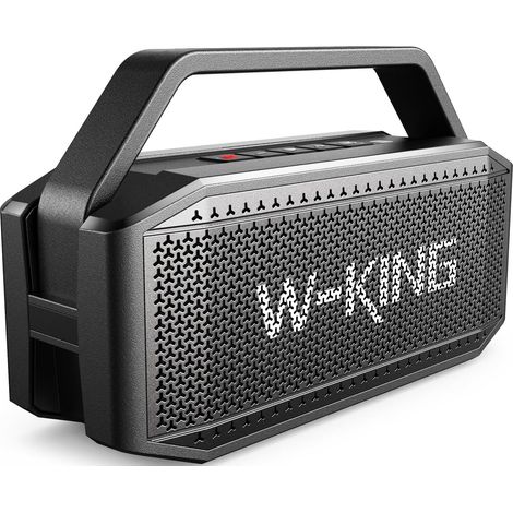 Puissant Haut-parleur Bluetooth 100W Crête IPX6 Étanche  108dB Graves Profonds, 60W Portable Sans Fil Haut-parleur Extérieur Résistant et Flottant Boombox, 40H, TF, AUX, EQ (1/5)