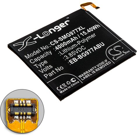 NX - Batterie téléphone, smartphone, GSM pour Samsung 3.85V 4000mAh - EB-BG977ABU