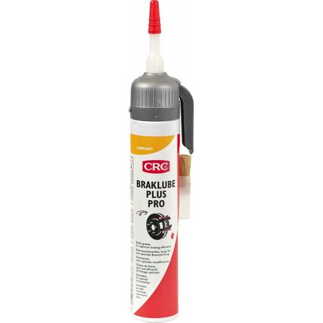 Lubricante de frenos BRAKLUBE PLUS PRO con sistema de dosificación de cepillo Lata 200 ML (Pack de 12)