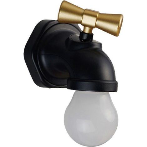 Applique murale robinet, éclairage extérieur, lampe murale LED étanche rechargeable par USB pour une utilisation intérieure et extérieure (1/5)