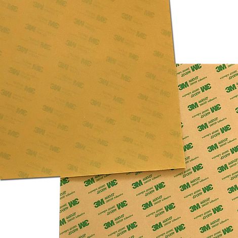 3M 468MP Biadesivo transfer 4 fogli 10x10cm Packaging - 100x100mm (4 pcs)