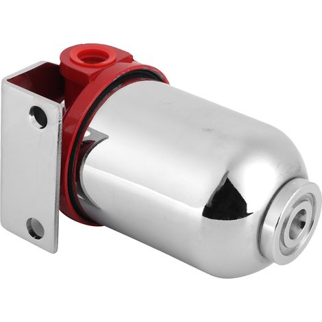Filtre à carburant de type cartouche avec raccord de sortie NPT 3/8" universel pour Ford Rat, Hot Street Rod, SBC et BBC. (1/5)