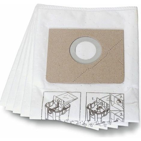 Bolsa de polvo premium no tejida FEIN 31345251010 - 35L - Pack de 5