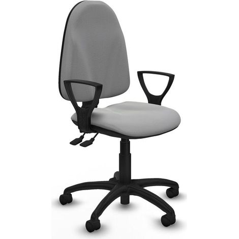 Piqueras y Crespo Silla Ergonómica Moderna Gris Claro